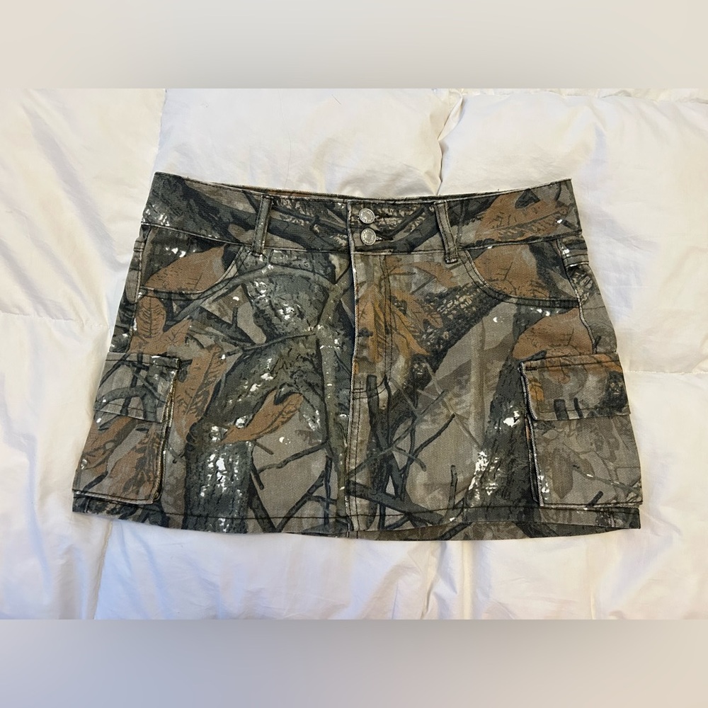 Camouflage Mini Skirt